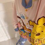 Disney Tigger pajama girl's spring, autumn and winter pure cotton long-sleeved set with a cute princess-style outerwear for home wear photo review