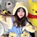 Disney Winnie the Pooh autumn and Winter pajama women's thickened warm coral fleece bathrobe home wear photo review