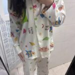 Crayon Shin-chan couple Pajamas for women in spring, autumn and winter long-sleeved sets photo review