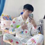 Crayon Shin-chan couple Pajamas for women in spring, autumn and winter long-sleeved sets photo review