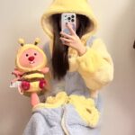 Disney Winnie the Pooh autumn and Winter pajama women's thickened warm coral fleece bathrobe home wear photo review
