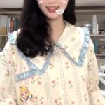 Disney Iris Pajama Women's Spring and Autumn long-sleeved pure cotton home wear set photo review