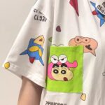 Crayon Shin-chan couple Pajamas for women in spring, autumn and winter long-sleeved sets photo review