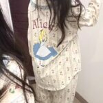Disney Iris Pajama Women's Spring and Autumn long-sleeved pure cotton home wear set photo review