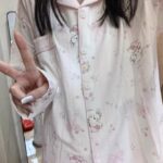 Official collaboration mikko pajamas for girls, pure cotton long-sleeved ins Japanese cartoon cute and soft home wear photo review