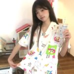 Crayon Shin-chan Couple Pajamas for Women Summer pure cotton short-sleeved home wear set photo review
