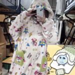 Crayon Shin-chan Coral fleece couple pajamas, women's autumn and winter warm bathrobes, home wear photo review