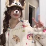 Crayon Shin-chan Coral fleece couple pajamas, women's autumn and winter warm bathrobes, home wear photo review
