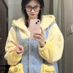 Disney Winnie the Pooh autumn and Winter pajama women's thickened warm coral fleece bathrobe home wear photo review